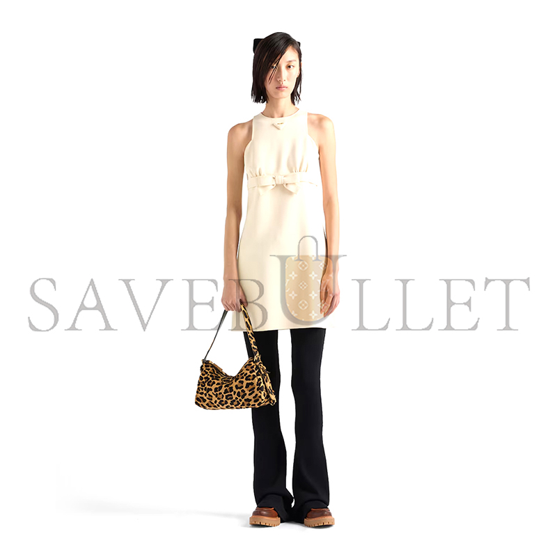 Pra*a aimÈe medium printed leather shoulder bag 1bc229 (31*18*10cm)